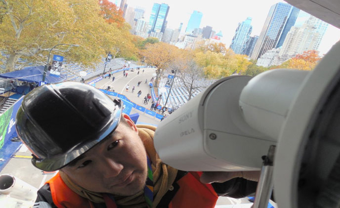 Sony IP cameras chosen by Virsig in New York City Marathon