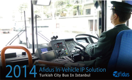 Afidus provides mobile surveillance for city buses in Istanbul