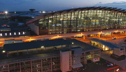 Moscow airport watches over cargo area and passenger terminal with 2,100 eyes