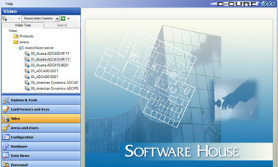 exacqVision VMS integrates with Software house C-Cure 9000 
