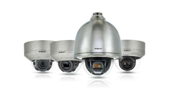 Hanwha Techwin introduces stainless-steel Wisenet X cameras