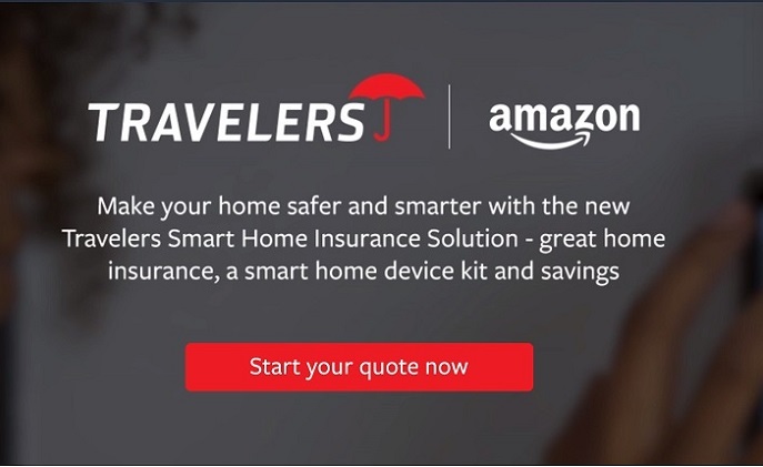Travelers offers home insurance and smart home kit on Amazon