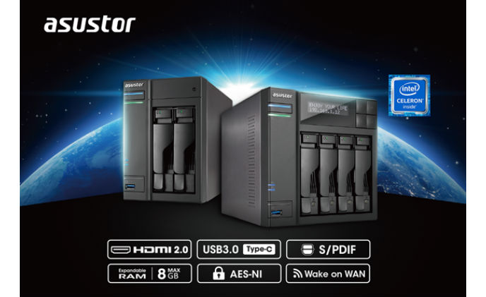 ASUSTOR launches new NAS featuring hardware and software enhancements
