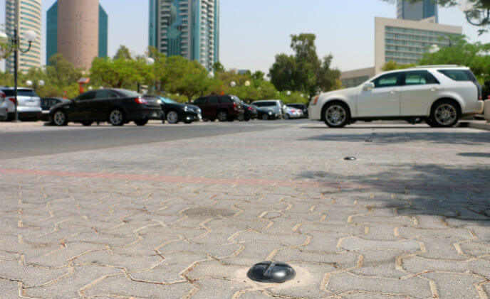 Nedap’s smart parking sensors installed in the United Arab Emirates