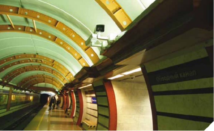 St. Petersburg Underground's intelligent video surveillance by Axis