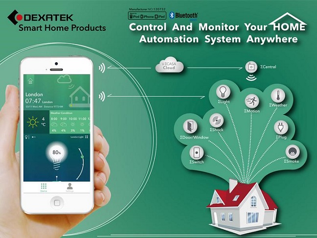 Dexatek ΣCASA makes complete smart home ecosystem
