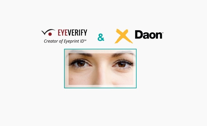 EyeVerify and Daon to provide eyeprint biometrics technology