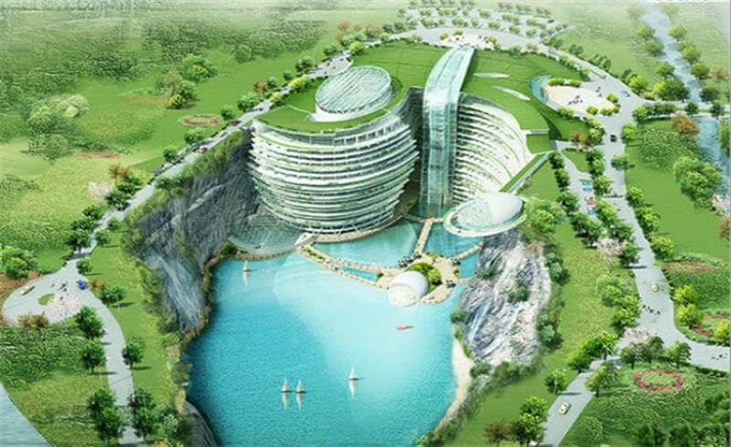 ASSA ABLOY secures underwater quarry hotel in Shanghai