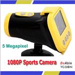 H.264 Digital Underwater Camera 1080P Sport Action Camera With 142 Wide Angle Lens 