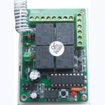 Multi-functioned receiver with 4 channels (From wireless signal to wired signal)