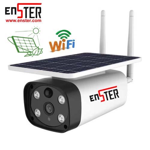 Enster Built-in 18650 Lithium Battery Solar Energy Outdoor Wireless Low Power Smart Wifi Camera