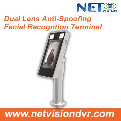 Dual Lens Anti Spoofing Facial Recognition Terminal-NVFM212D