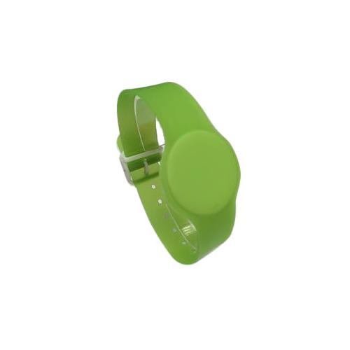 Batag RFID PVC Wristband with Adjustable Band Green WLP-010M-0N (IC Chip: TK4100 125Khz)