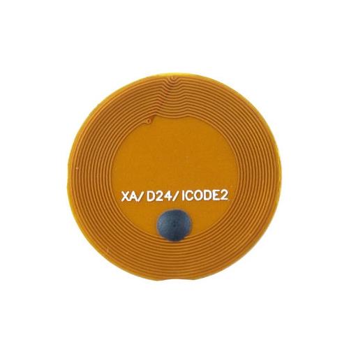 RFID Inlays with PI (polyimide OD24mm, with Adhesive I CODE SLIX 13.56Mhz Frequency
