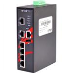 LMP-0600 6-Port Industrial PoE+ Managed Ethernet Switches, with 4*10/100Tx (30W/Port) + 2*10/100Tx