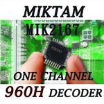 MIKTAM 1 Channel 960H Video Decoders-MIK2167