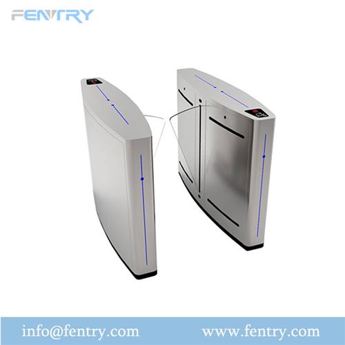 Biometric Speed Gate Flap Turnstile With RFID Card For Gym Fitness 