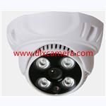 DLX-D4A12 1200TVL 1/2.8'' CMOS SONY238 Indoor Array IR50M  Night-vision Dome Camera