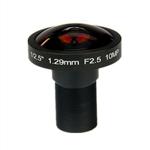 1/2.5" 1.29mm 10Megapixel M12X0.5 mount 185degrees Fisheye Lens for VR