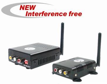 KW5823 / KW7305 2.4GHz 8ch or 5.8GHz 16ch AV sender