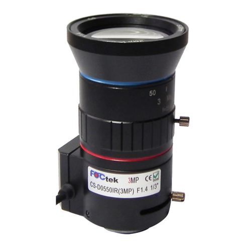 DC auto iris varifocal CS mount 5-50mm 3MP box camera lens