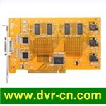 8 chs realtime D1 hardware compression DVR card