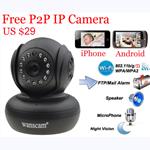 Wanscam Wireless Infrared 3G Wifi IP Camera Support 32G SD Card 
