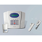 H302W 6 Wireless Zone & 4 Hardwired Zone LCD Intruder Alarm System