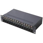 OB16 19 inch 2U chassis for 14 slot standalone media converter module