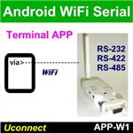 Android Terminal Software via Bluetooth or WiFi