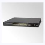 24-Port 100/1000X SFP with 4 Optional 10G slots Layer 3 Managed Stackable Switch (XGS3-24242)