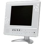 8” LCD Quad Monitor/DVR Combo with Video Door Phone Function