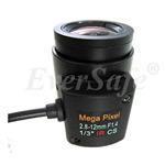 Eversafe KK028V12D-MP Mega-Pixel 2.8-12mm Vari-focal DC Auto-Iris Day/Night IR Lens