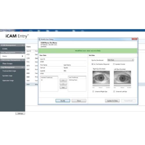 IrisID Software iCAM Entry