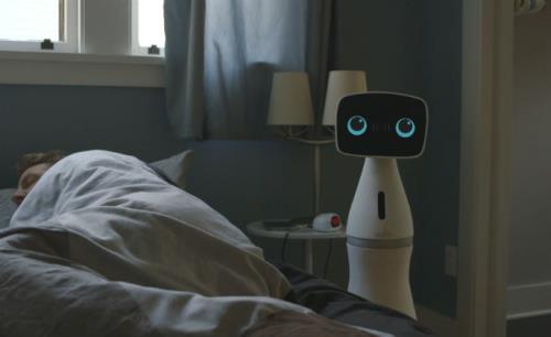 This could be the creepiest home security robot yet!