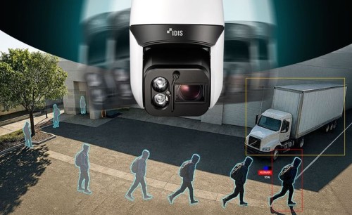  IDIS PTZ cameras with AI-powered auto-tracking for enhanced surveillance in multiple settings