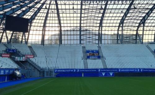 Hanwha Vision secures events at Grenoble Foot 38 and FC Grenoble rugby's stadium