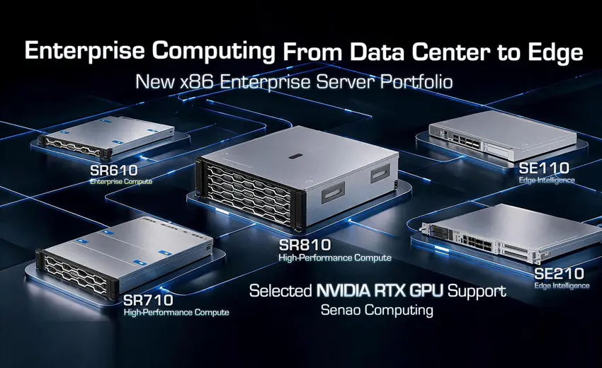 Senao Networks launches x86 enterprise server series for enterprise AI