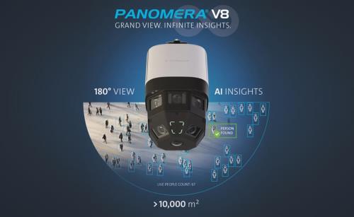 Panomera V8: 180° view for smart analytics on large areas