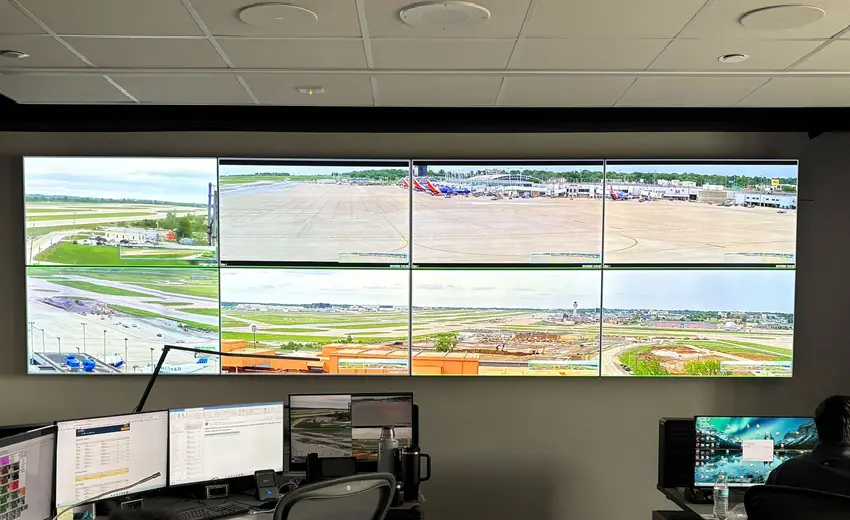 From runways to tower operations: STL Airport deploys 360° surveillance with Panomera