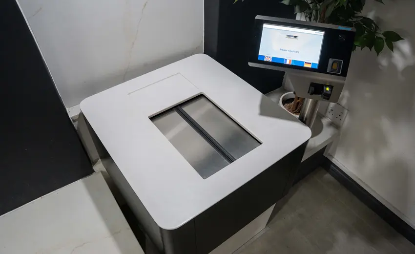 A world first Automated Safe Deposit Technology installed in a casino environment