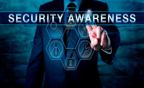 How does the end user see cybersecurity threats?