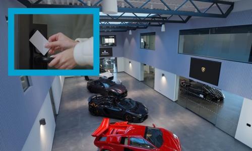 How digital access protects a luxury car dealership, meeting its needs in both security and design