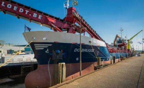 Siqura CCTV system installed on board of TSHD DC Brugge