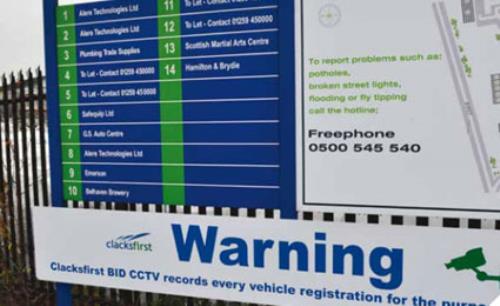 Axis and Milestone help reduce crime in Clackmannanshire, central Scotland