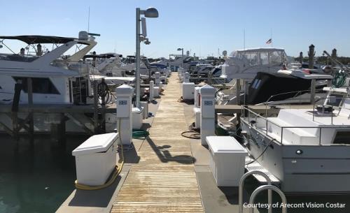 What role does video surveillance play on cruises and ferries?