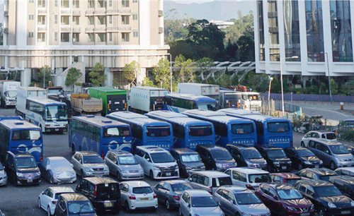 Unattended parking lot applied in Seanorama for contactless management