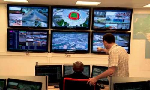 Aerial and ground surveillance secure events from all angles