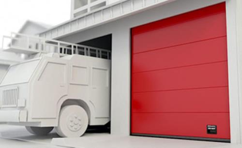 ASSA ABLOY unveils the overhead sectional door Crawford OH1042