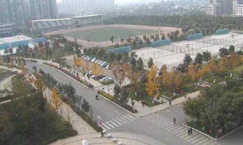 Chinese university campus secured by IP surveillance 